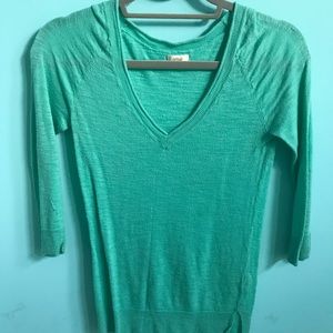 teal sweater/blouse